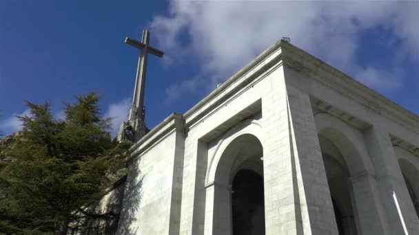 Haute Croix Monde Basilique Santa Cruz Del Valle Los Caidos — Video