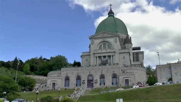 Svatý Josef Oratory Mount Royal Montreal Kanada — Stock video