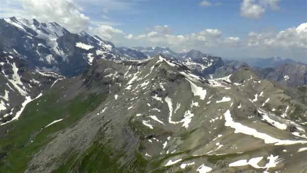 View Swiss Bernese Alps Schilthorn Summit — Stock Video