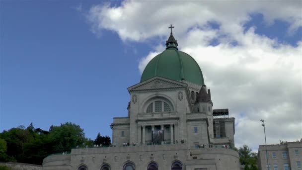 加拿大蒙特利尔皇家山圣约瑟夫修道院 — 图库视频影像