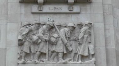 War Memorial at Place Rihour, Old Town Lille, France.