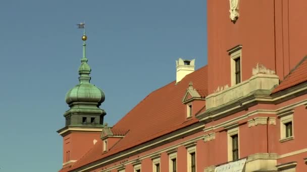 Éléments Architecturaux Château Royal Varsovie Pologne — Video