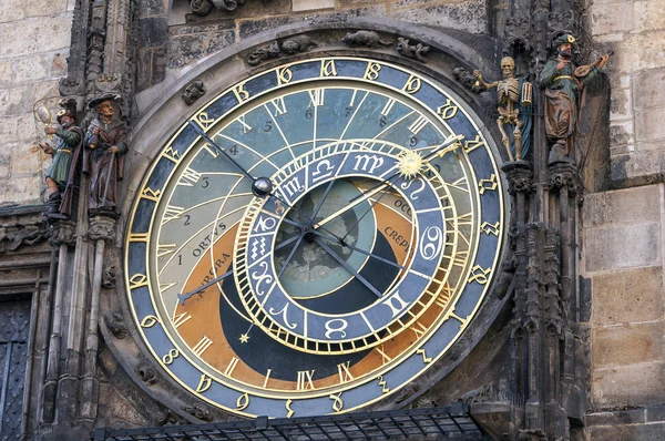 Astronomiska uret, Prag. — Stockfoto
