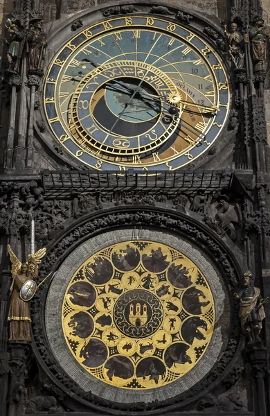 Astronomische Uhr, Prag. — Stockfoto