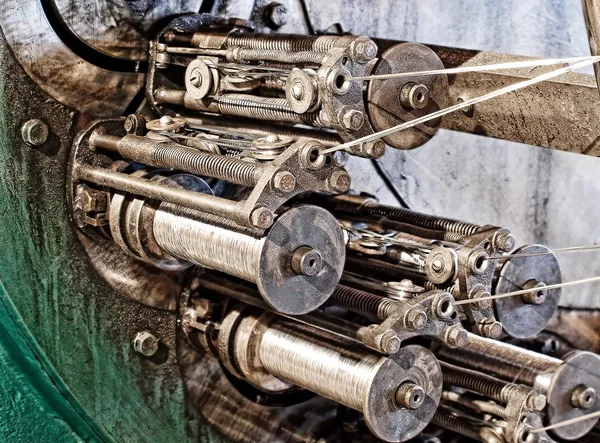 Detail of braiding machine. — Stock Photo, Image