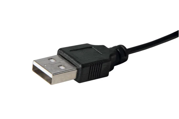 Cavo Prolunga Usb Isolato Sfondo Bianco — Foto Stock