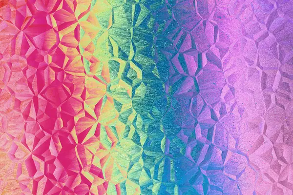 Multicolored Rainbow Mosaic Pattern Abstract Background Digitally Generated Image — Stock fotografie