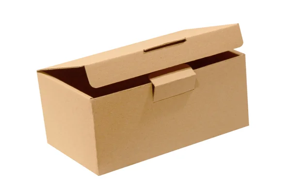 Papierbox.isoliert. — Stockfoto