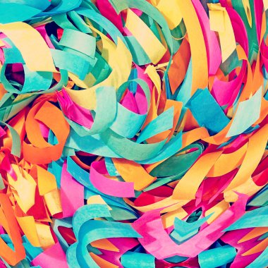 renkli konfeti closeup alınan.