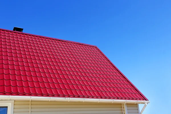 New red roof tiles. — Stock Photo, Image