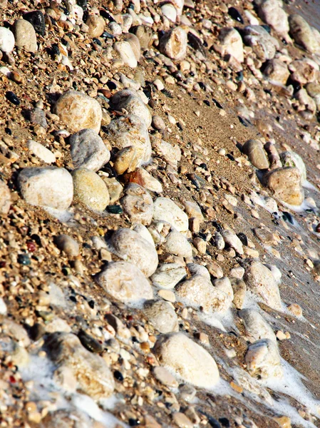 Coastal stenen genomen closeup. — Stockfoto