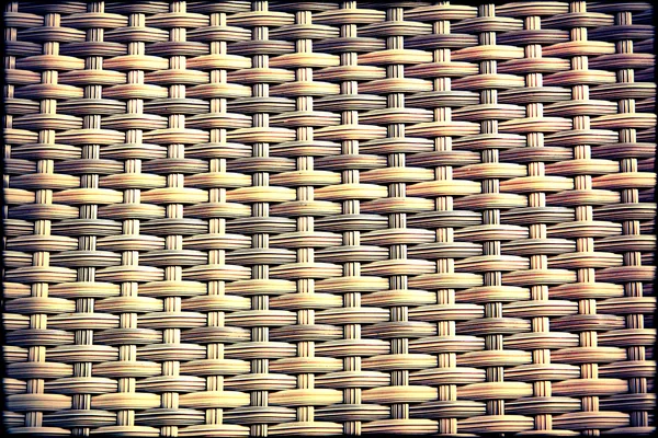 Weaved rattan texture as abstract background. — Stock Photo, Image