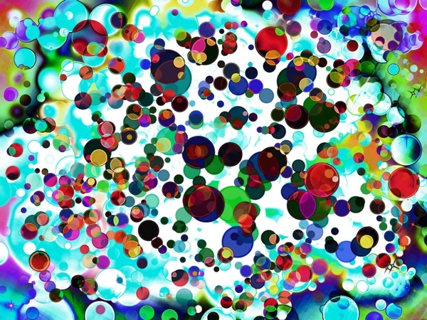 Multicolored spotty abstract background. — Stock Photo, Image