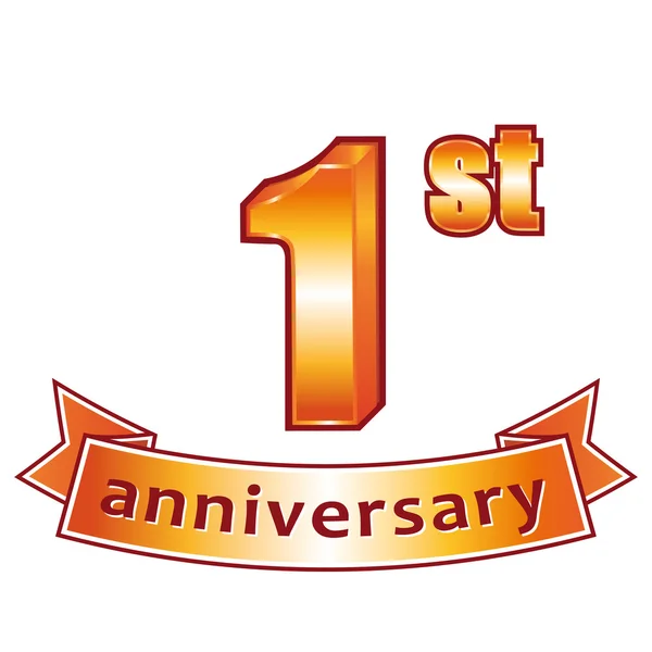 1st anniversary Stock Vectors, Royalty Free 1st anniversary ...