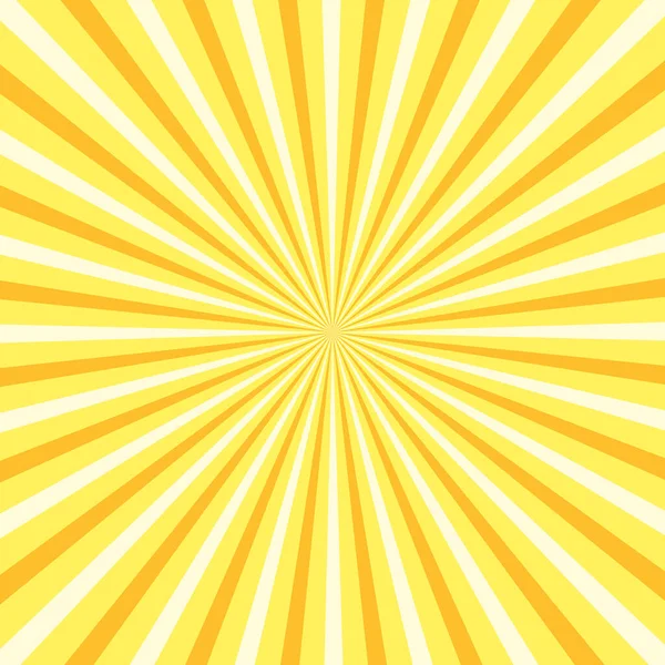 Summer Festive Sunburst Background Vector Illustration — Stock Vector