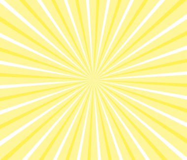 Sarı güneş patlaması duvar kağıdı. Vektör pazarlama arka planı.