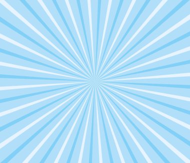 Mavi güneş patlaması duvar kağıdı. Vektör pazarlama arka planı.