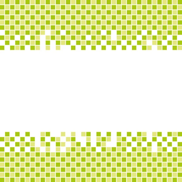 Sfondo Mosaico Verde Con Spacetext Sfondo Vettoriale — Vettoriale Stock