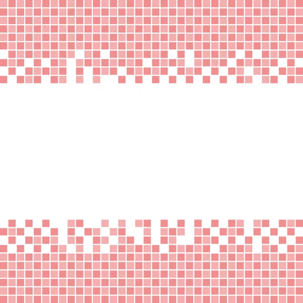 Pink Mosaic Background Spacetext Vector Backdrop — Stock Vector