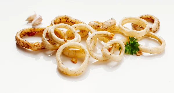 오징어 마늘 볶음 — 스톡 사진