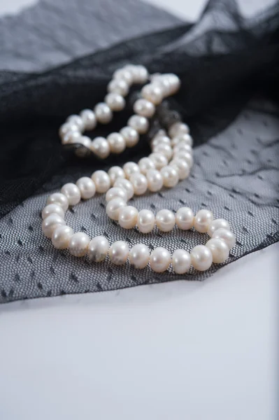 The pearl necklace Stock Image