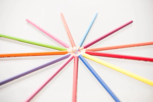 A set of color pencils — Stock Photo, Image