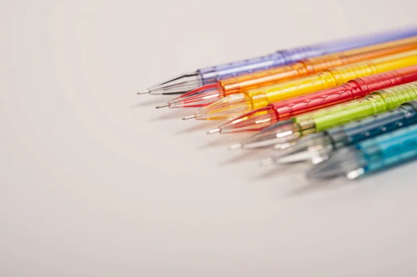 Colorful roller ball pens — Stock Photo, Image