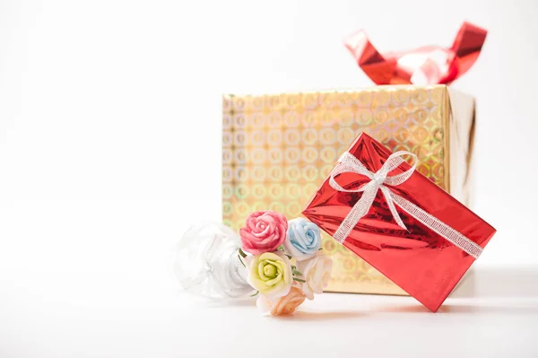 꽃 선물 상자 — 스톡 사진