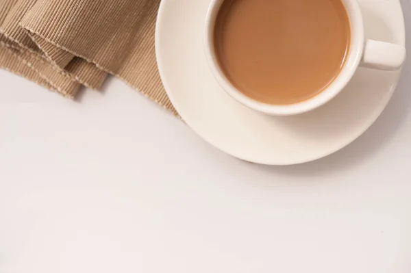 Cofee e esteira — Fotografia de Stock