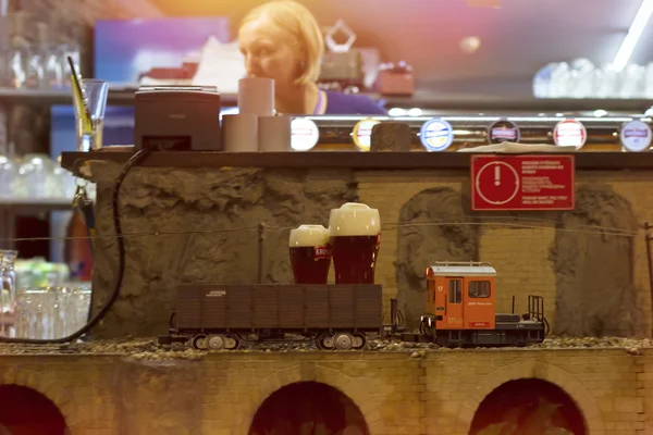 Vytopna - tarzı Restoran tren istasyonu