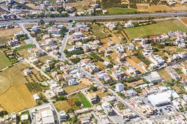 Havadan görünümü adanın Crete, Yunanistan