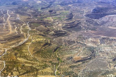 Havadan görünümü adanın Crete, Yunanistan