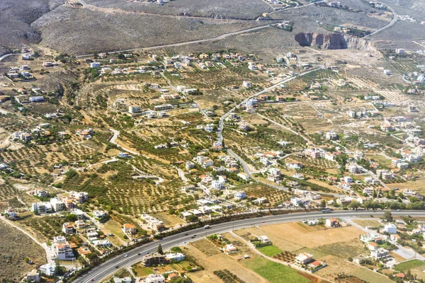Luftaufnahme der Betoninsel, Griechenland — Stockfoto