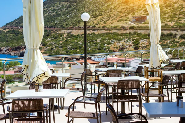 レストラン、ホテルの Atali 村では、バリのベランダ — ストック写真