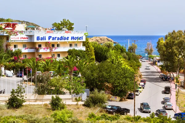 Bali Paradise Hotel, köy Bali, Rethymno, Crete, Yunanistan — Stok fotoğraf