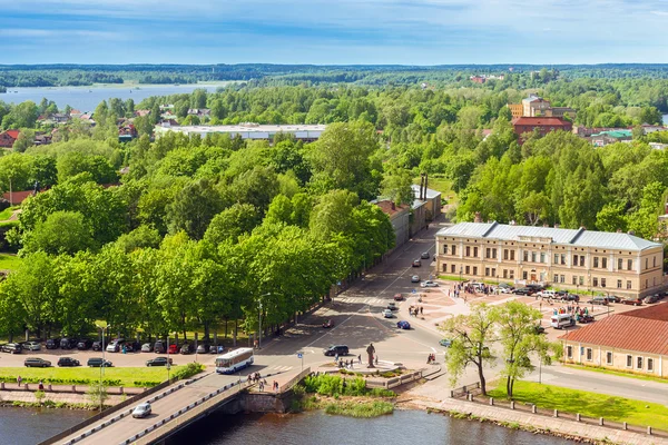 Vyborg şehir manzaraları, Saint-Petersburg, Rusya Federasyonu — Stok fotoğraf