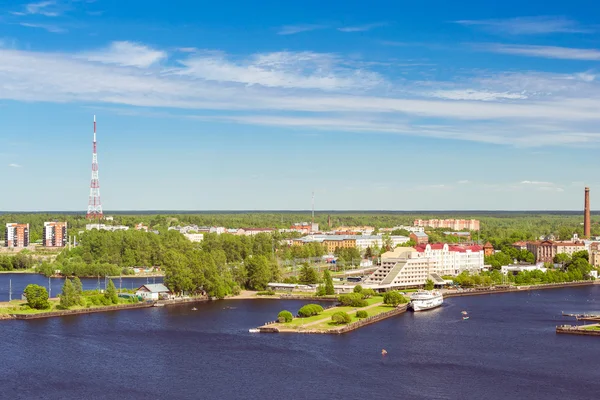 Vyborg şehir manzaraları, Saint-Petersburg, Rusya Federasyonu — Stok fotoğraf