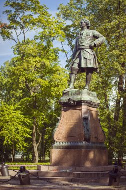 Ben kronstadt Peter için anıt