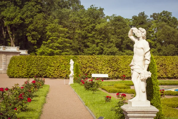 Sculpture Nude boy in lower garden Oranienbaum
