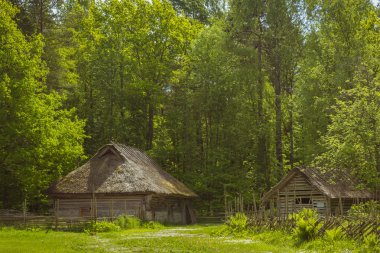 Tarihi Evi Müzesi Estonya Açık hava