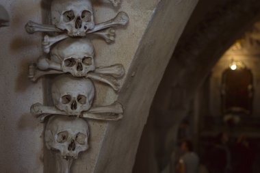 Mezarda içinde Sedlec Kostnice, Kutna Hora, Çek Cumhuriyeti