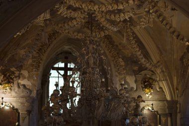 Mezarda içinde Sedlec Kostnice, Kutna Hora, Çek Cumhuriyeti