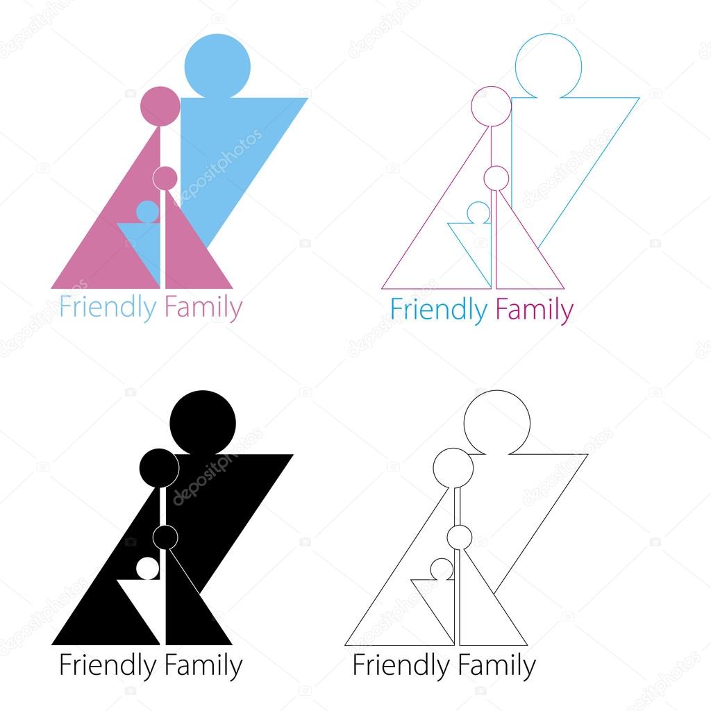 family of 4 person