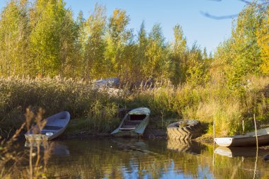 Green Bay iskelede duran tekne