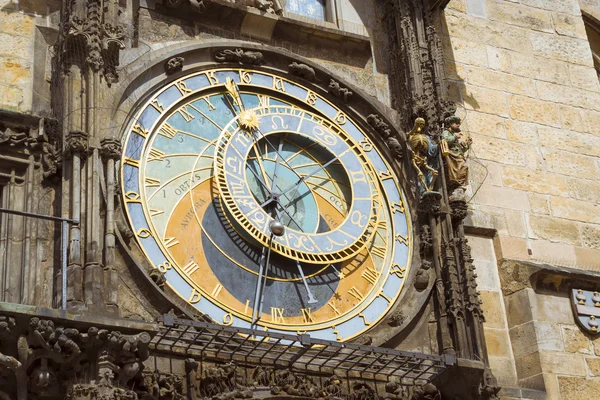 Pražský orloj (orlojem) — Stock fotografie