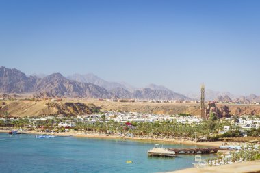 Şubat gün sahilde Sharm El Sheikh