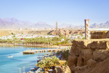 Şubat gün sahilde Sharm El Sheikh