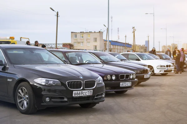 BMW bilar 5-serien — Stockfoto