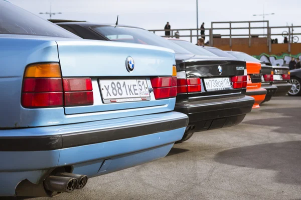 Velhos carros BMW série 5 e34 — Fotografia de Stock