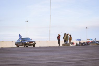 Eski araba Bmw 5 serisi e34 drift